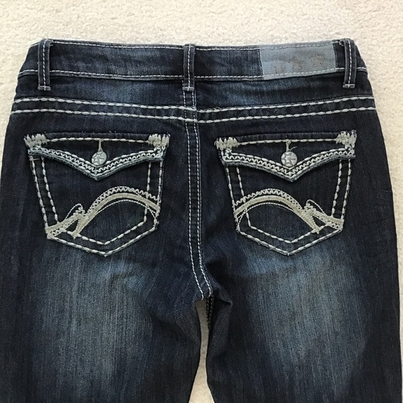 VANILLA STAR SIZE 5 BLUE JEANS boot cut - Picture 3 of 8
